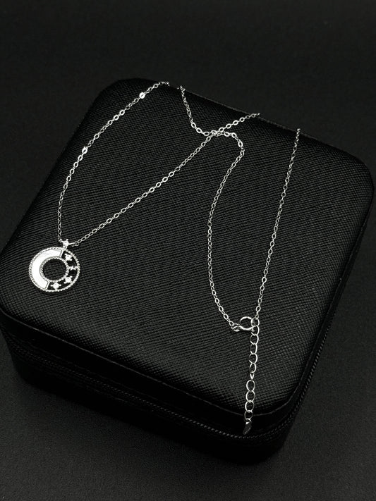 Collar con perla madre y circonia